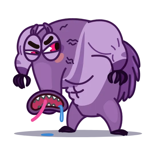 👿 Стикер «Ant-Eater Peter» для Telegram