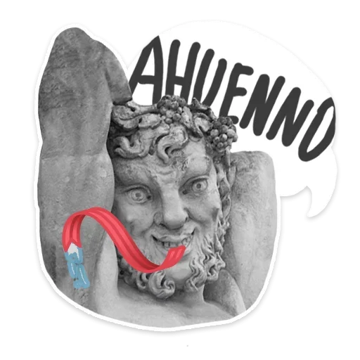☹️ Стикер «Античность и Девушки» для Telegram