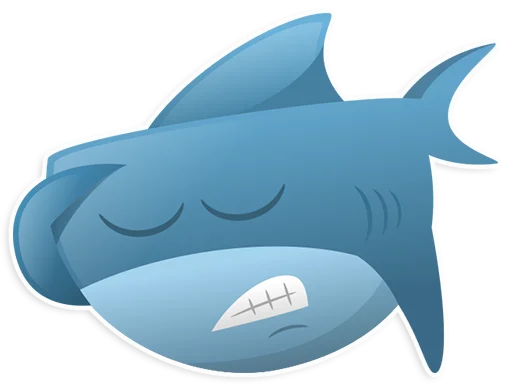 🤦‍♂️ Стикер «AntiLand Shark» для Telegram