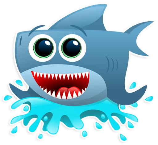 😅 Стикер «AntiLand Shark» для Telegram