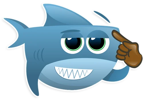 🧏 Стикер «AntiLand Shark» для Telegram