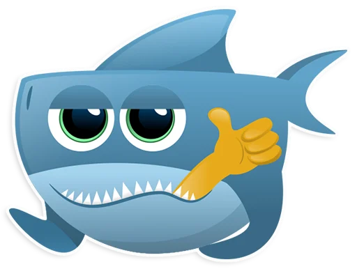 👍 Стикер «AntiLand Shark» для Telegram
