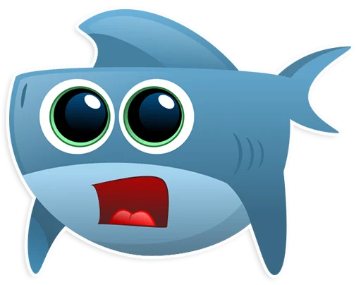 😲 Стикер «AntiLand Shark» для Telegram
