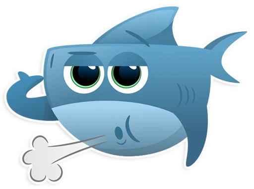 😤 Стикер «AntiLand Shark» для Telegram