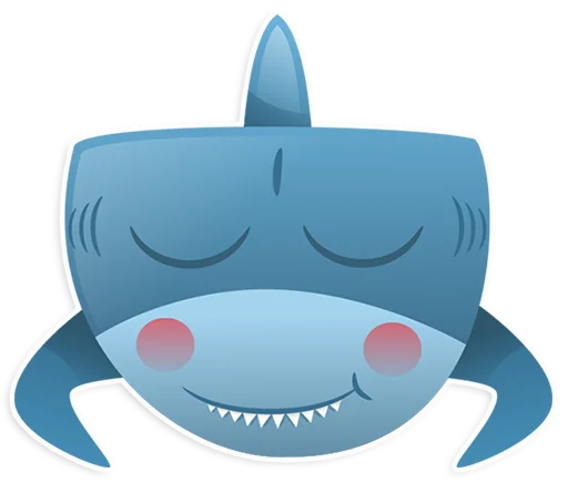 😴 Стикер «AntiLand Shark» для Telegram