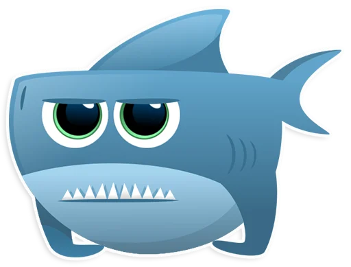 😐 Стикер «AntiLand Shark» для Telegram