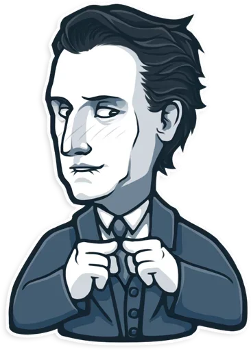 ☺️ Стикер «Great Minds» для Telegram