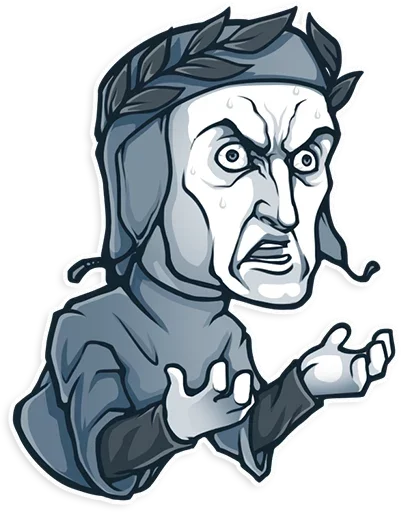 😖 Стикер «Great Minds» для Telegram