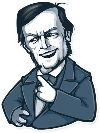 👈 Стикер «Great Minds» для Telegram