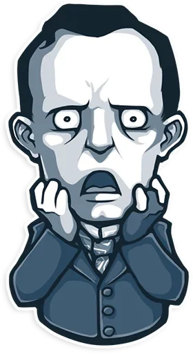 😱 Стикер «Great Minds» для Telegram