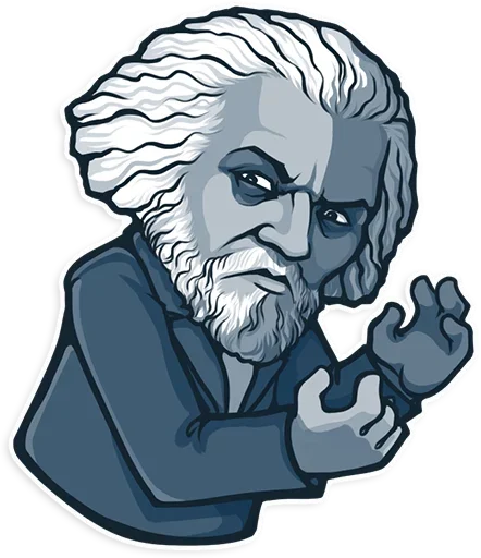 😤 Стикер «Great Minds» для Telegram
