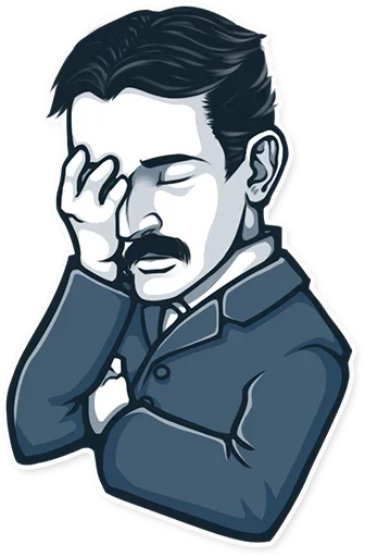 😔 Стикер «Great Minds» для Telegram