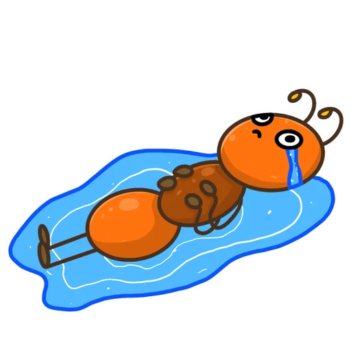 😭 Стикер «Муравей Лёша» для Telegram