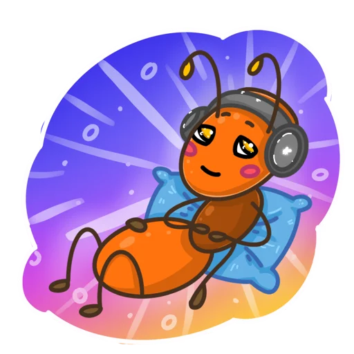 😌 Стикер «Муравей Лёша» для Telegram