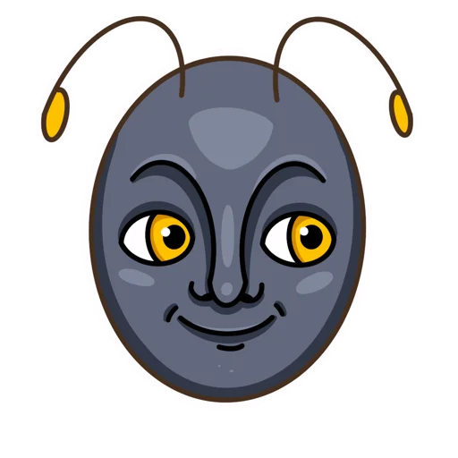 🌚 Стикер «Муравей Лёша» для Telegram