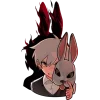 Стикер 34 Антон Tiny Bunny