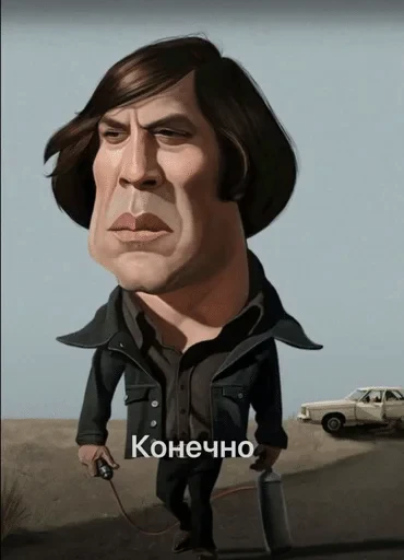🌟 Стикер «Антон Чигур» для Telegram