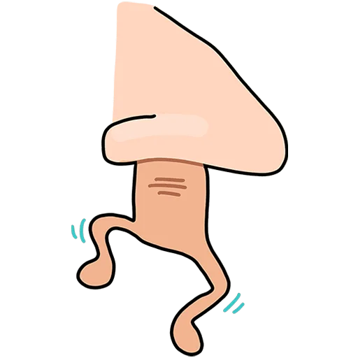 👃 Стикер «Палец Антон Без Текста» для Telegram