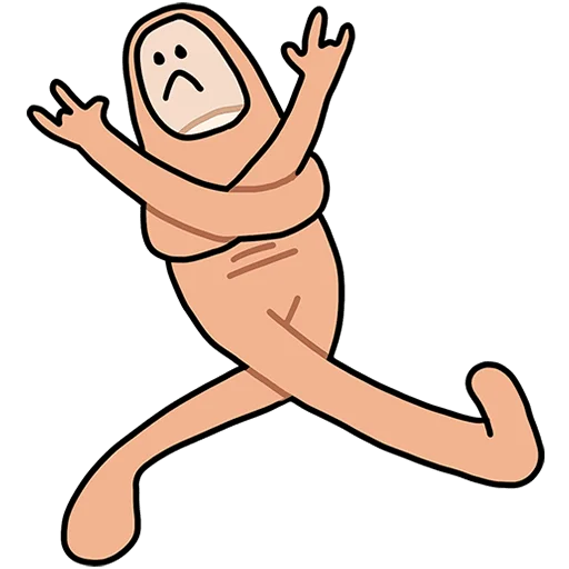 🤟 Стикер «Палец Антон Без Текста» для Telegram