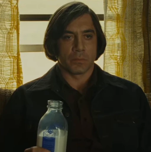 🥛 Стикер «Anton Chigurh» для Telegram