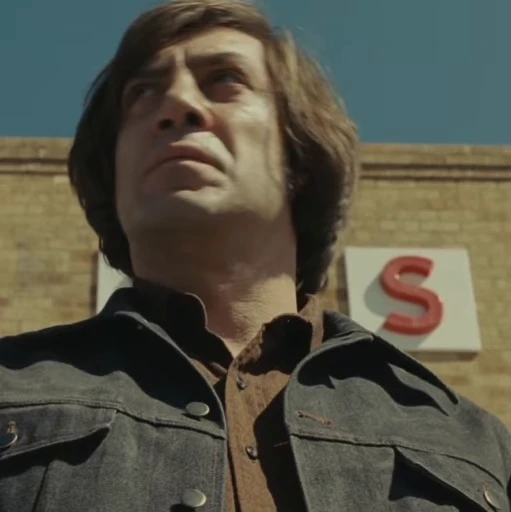 👀 Стикер «Anton Chigurh» для Telegram