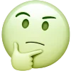 🤔 Эмодзи «Зелёные» для Telegram