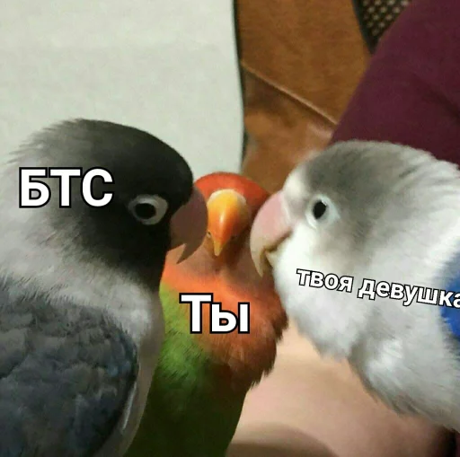 😐 Стикер «АНТИ БТС» для Telegram