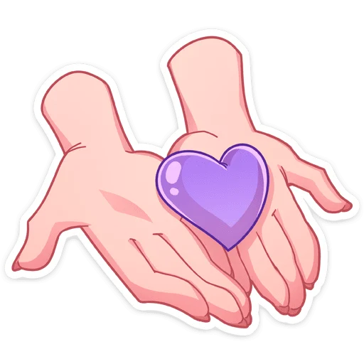 💜 Стикер «Анечка» для Telegram