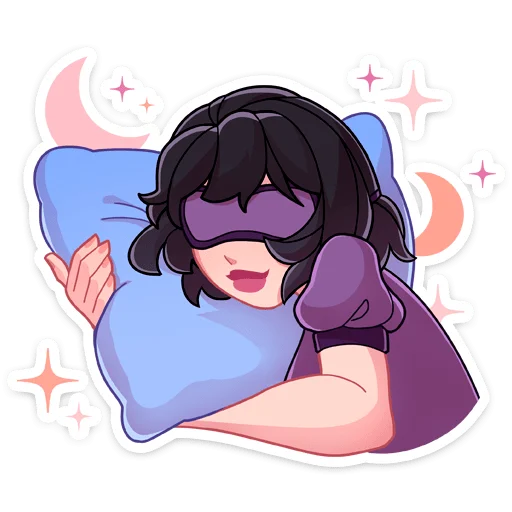 💤 Стикер «Анечка» для Telegram