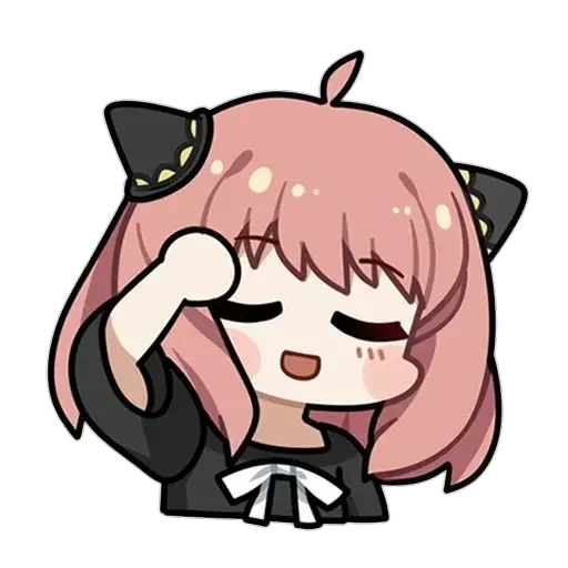 😏 Стикер «anya chibi» для Telegram