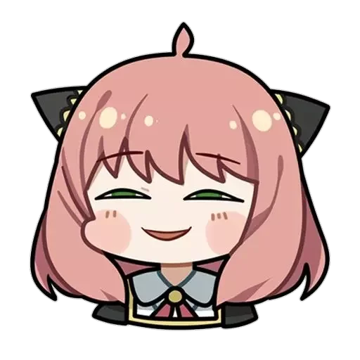 😁 Стикер «anya chibi» для Telegram