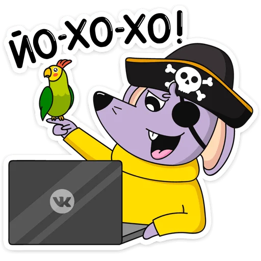 🦜 Стикер «Эникей» для Telegram