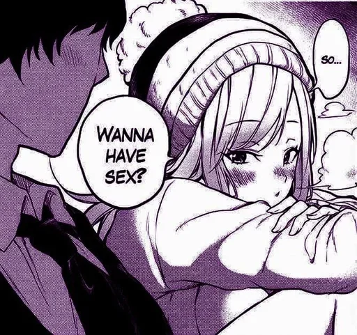 🟣 Стикер «Purple Manga» для Telegram