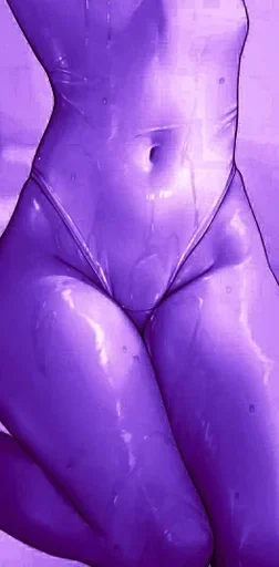 🟣 Стикер «Purple Manga» для Telegram