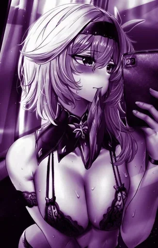 🟣 Стикер «Purple Manga» для Telegram