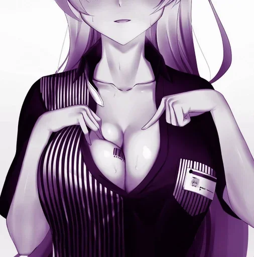 🟣 Стикер «Purple Manga» для Telegram