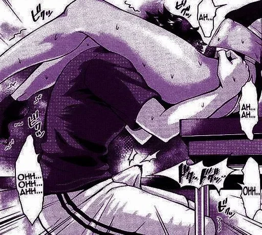 🟣 Стикер «Purple Manga» для Telegram