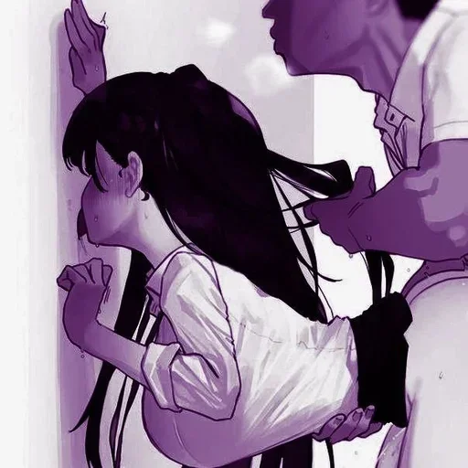 🟣 Стикер «Purple Manga» для Telegram