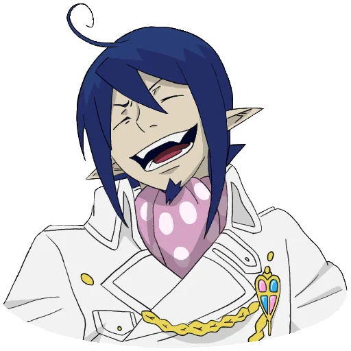 😆 Стикер «Ao No Exorcist» для Telegram