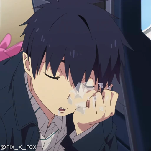 😪 Стикер «Blue exorcist Синий экзорцист» для Telegram