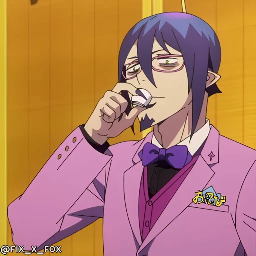 🤨 Стикер «Blue exorcist Синий экзорцист» для Telegram