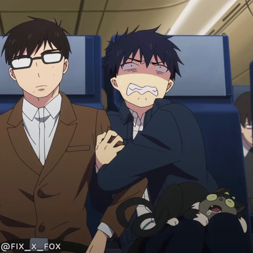 😰 Стикер «Blue exorcist Синий экзорцист» для Telegram