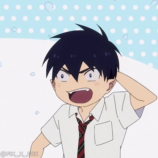 😅 Стикер «Blue exorcist Синий экзорцист» для Telegram