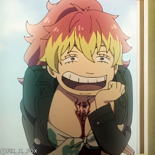 😂 Стикер «Blue exorcist Синий экзорцист» для Telegram