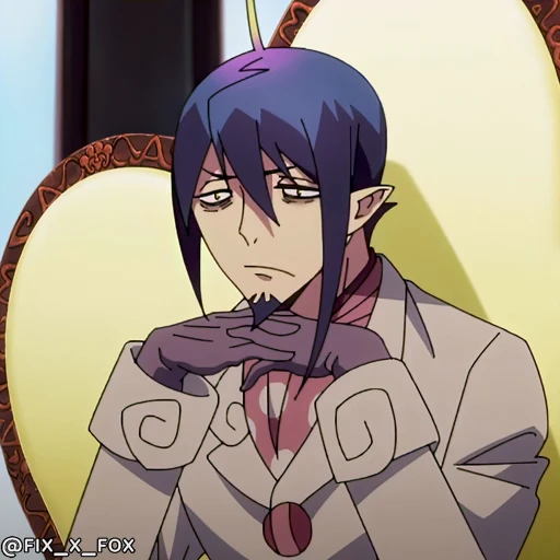 🤨 Стикер «Blue exorcist Синий экзорцист» для Telegram