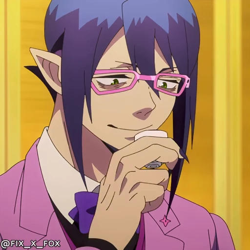 ☕️ Стикер «Blue exorcist Синий экзорцист» для Telegram