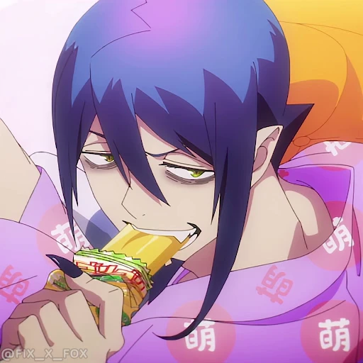😒 Стикер «Blue exorcist Синий экзорцист» для Telegram