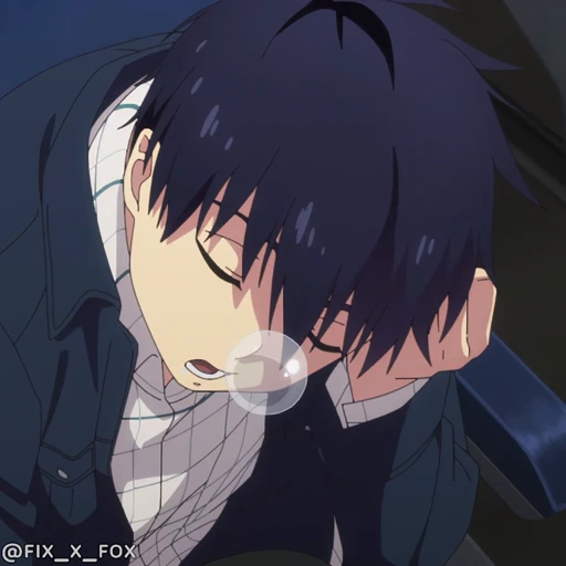 😪 Стикер «Blue exorcist Синий экзорцист» для Telegram