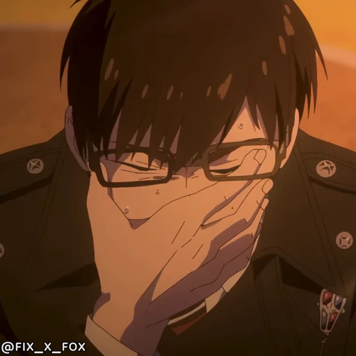 🤦 Стикер «Blue exorcist Синий экзорцист» для Telegram