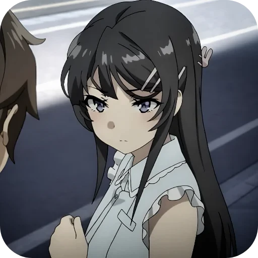 😒 Стикер «Rascal Does Not Dream of Bunny Girl Senpai» для Telegram